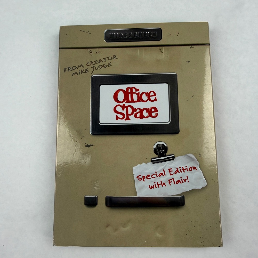 Office Space DVD Special Edition with Flair! Widescreen Judge Jennifer Aniston
